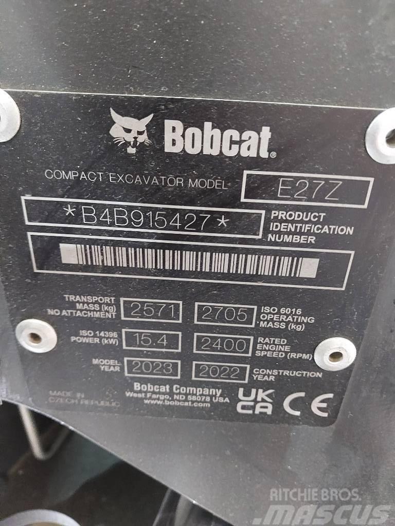 Bobcat E 27 Z Mini kotrók < 7t