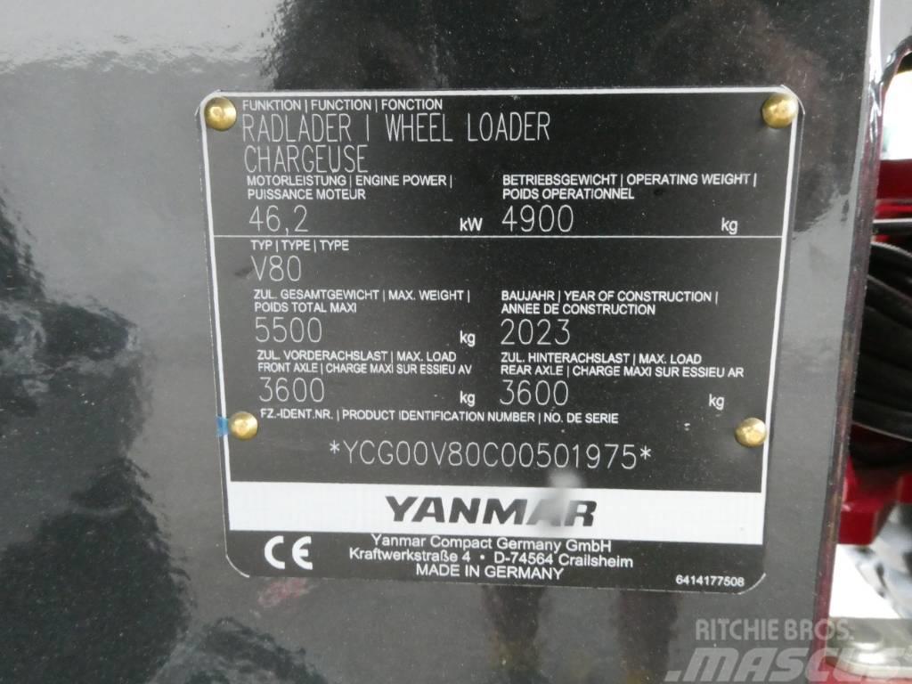 Yanmar V80 Gumikerekes homlokrakodók