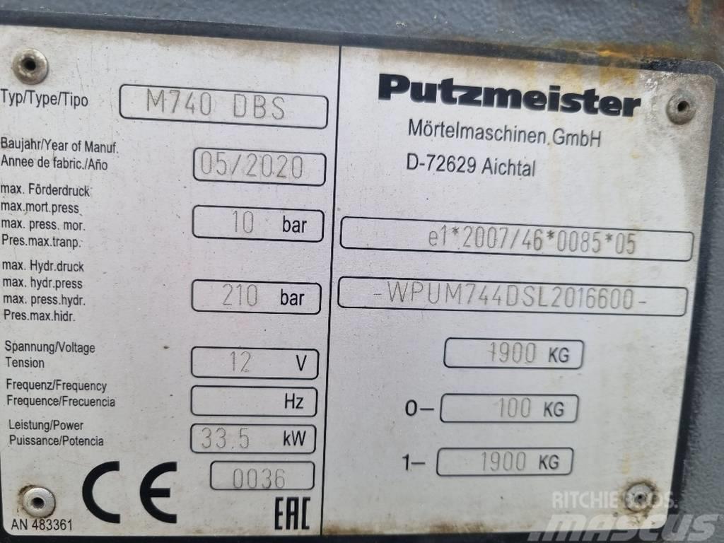 Putzmeister M 740/4 DBS Screed pumps
