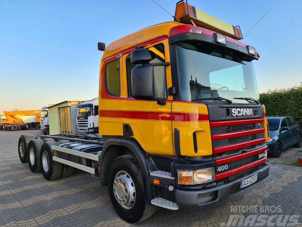 Scania 124L400 8x4 Fülkés alváz