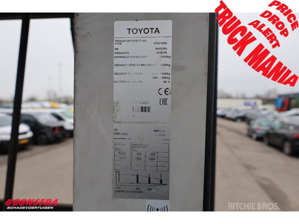 Toyota OME100H Heftruck BY 2019 1.000 kg Medium lift order picker