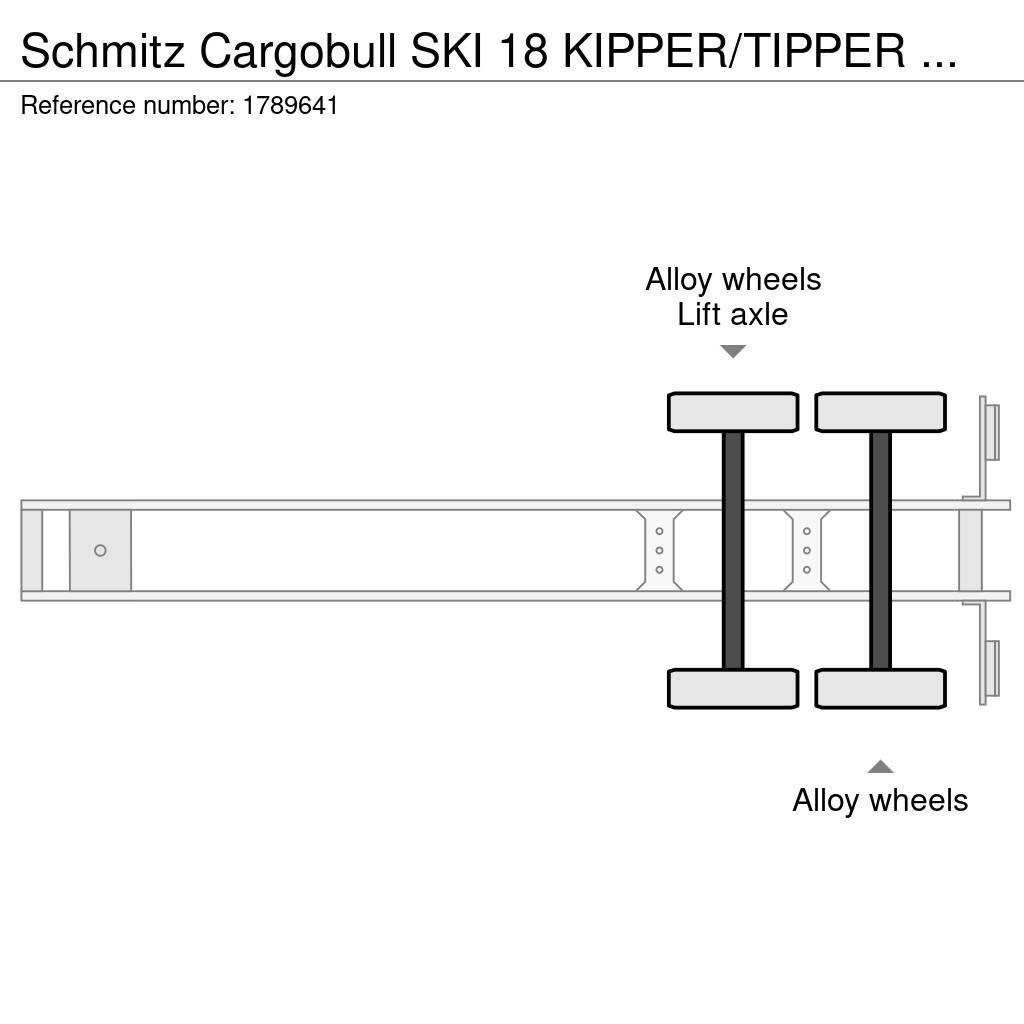 Schmitz Cargobull SKI 18 KIPPER/TIPPER TRAILER/AUFLIEGER Billenő félpótkocsik
