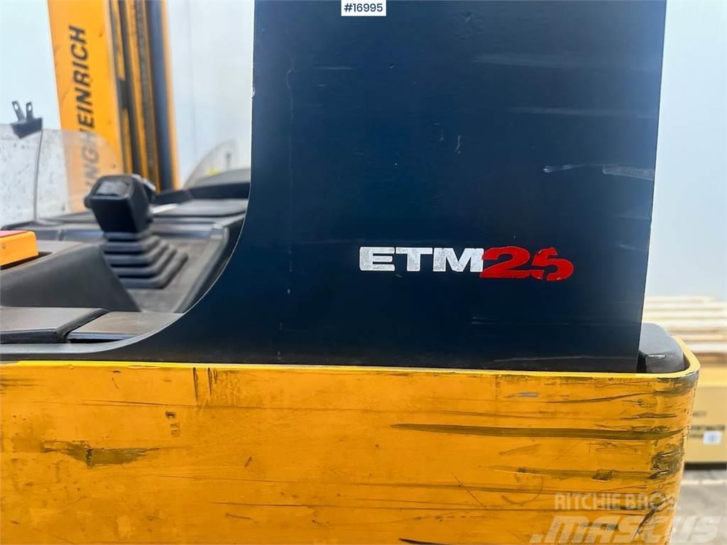 Jungheinrich ETM25 Truck. Rep object. Targoncák-Egyéb