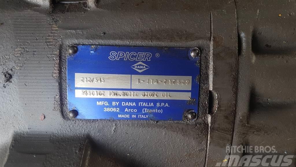 Spicer Dana 212/545 - Mecalac 714 MW - Axle Axles