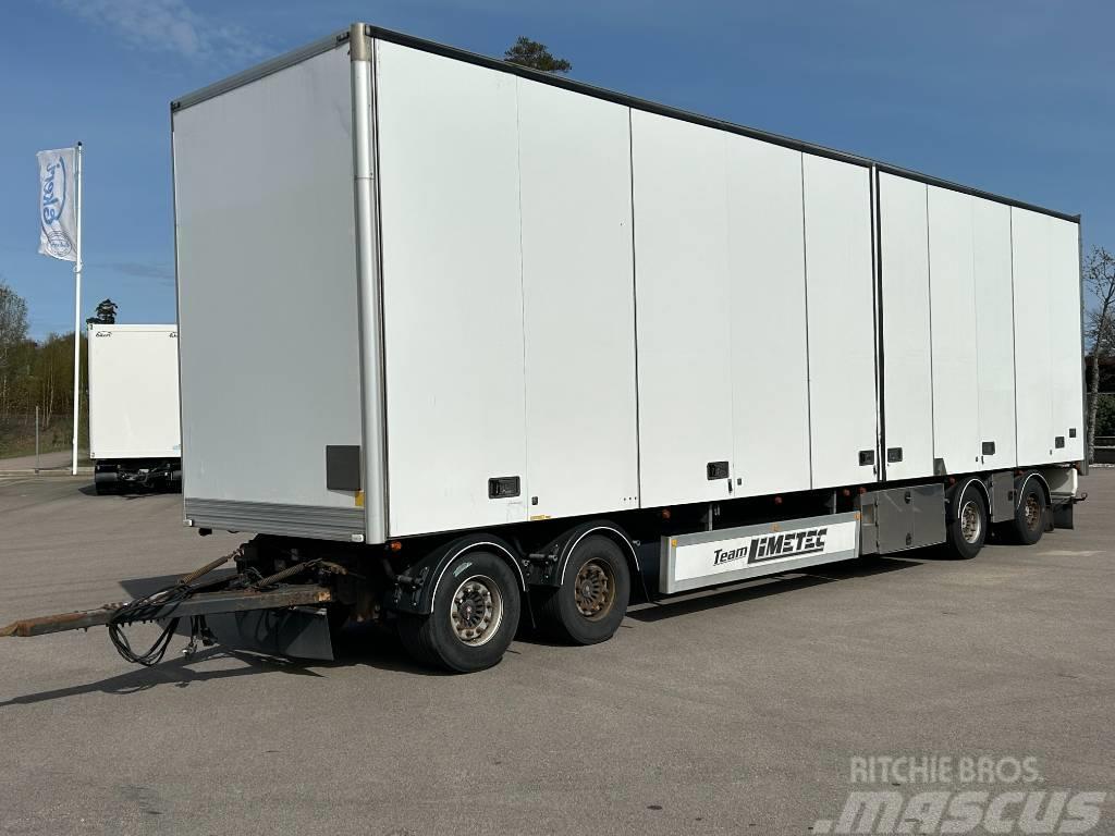Limetec Skåpsläp, Öppningsbar sida, DFR 137 Box body trailers