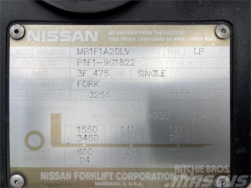 Nissan MP1F1A20LV Targoncák-Egyéb