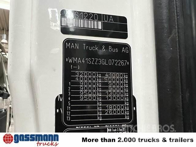 MAN TGS 35.480 8X4 BL, Intarder, Kran HMF 3220-K6, Hook lift trucks