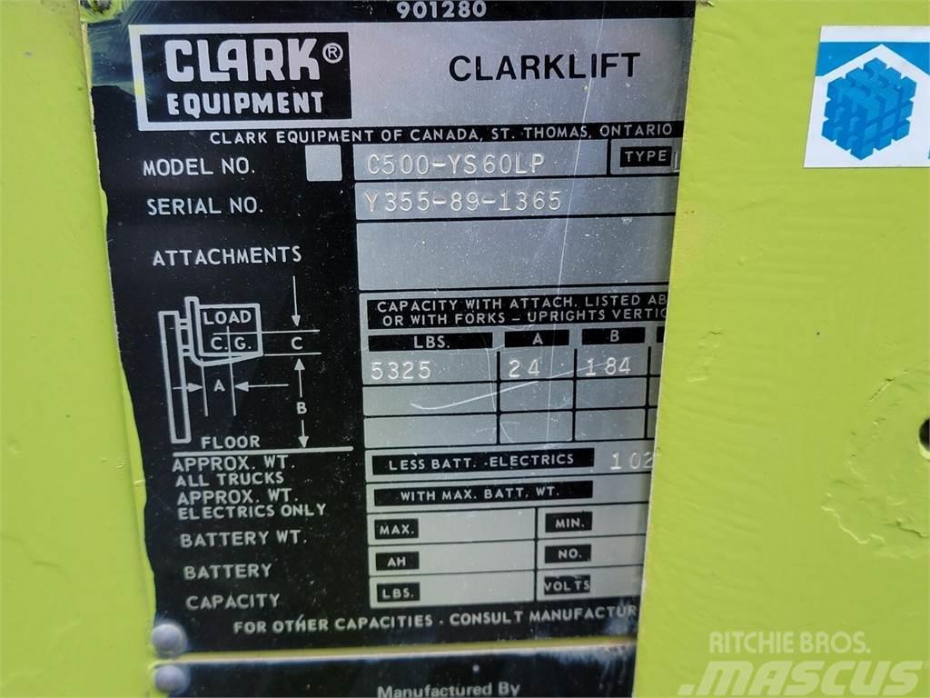 Clark C500-YS60LP Gázüzemű targoncák