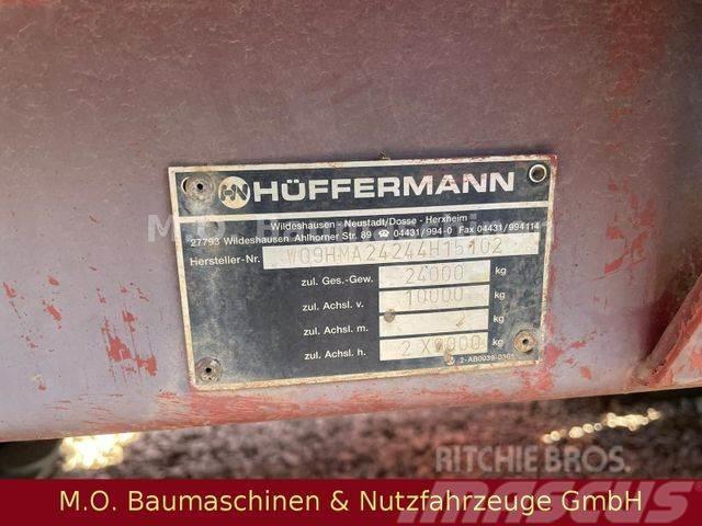 Hüffermann HMA 24.24 / Muldenanhänger / 24t Konténer keret / Konténeremelő pótkocsik
