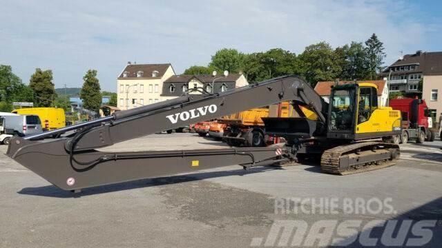 Volvo Ec 250 DNL mit Neu Long REach Arm 16 m Lánctalpas kotrók