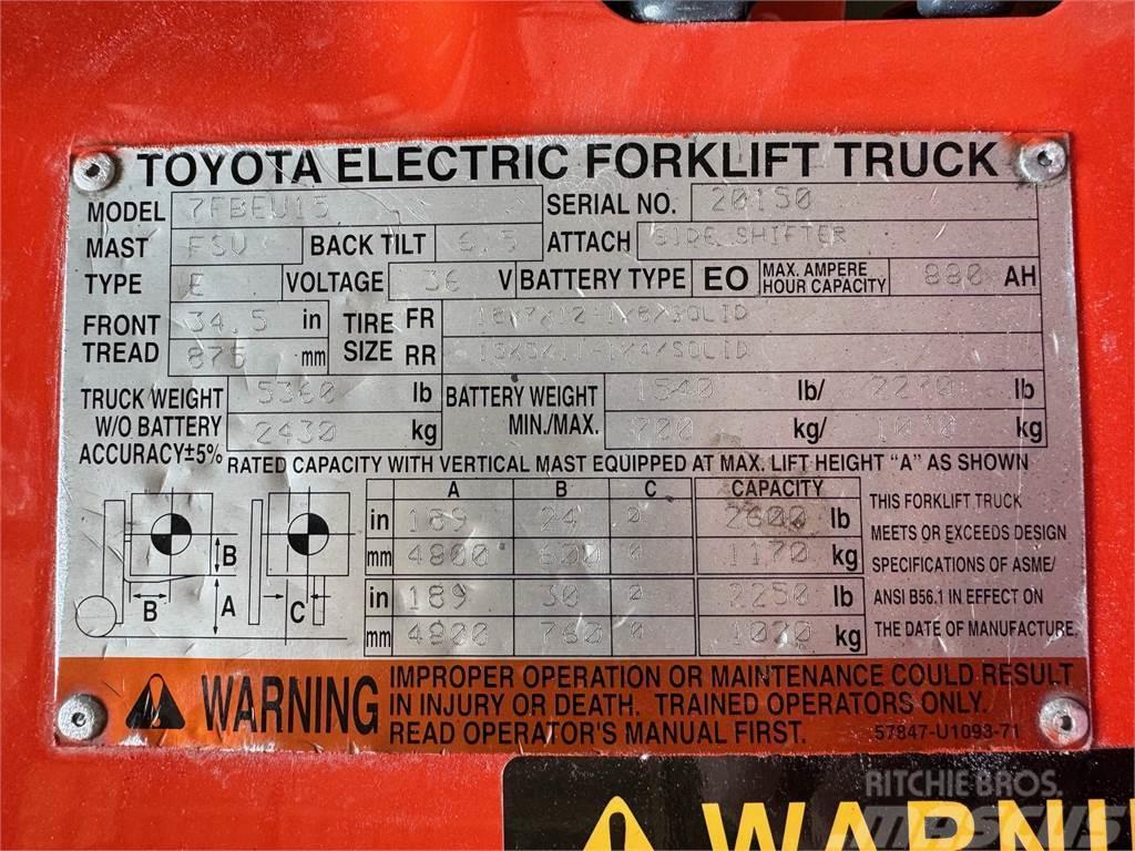 Toyota 8FBE15 Forklift trucks - others