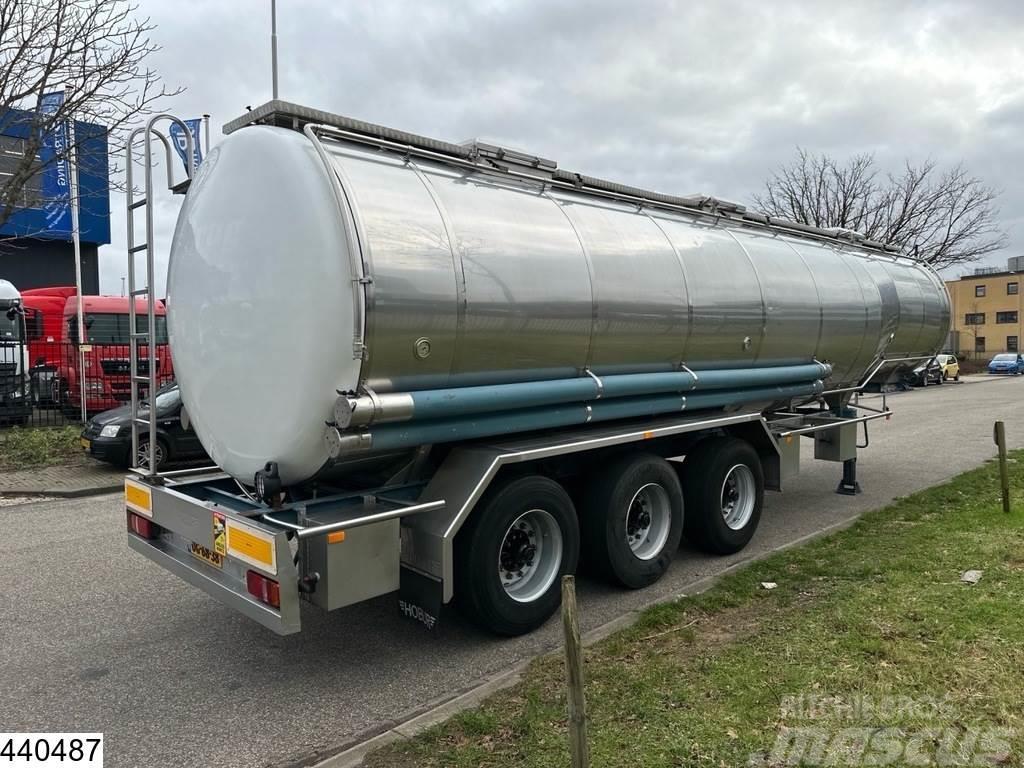 Burg Food 33440 Liter, 3 Compartments Tanker semi-trailers