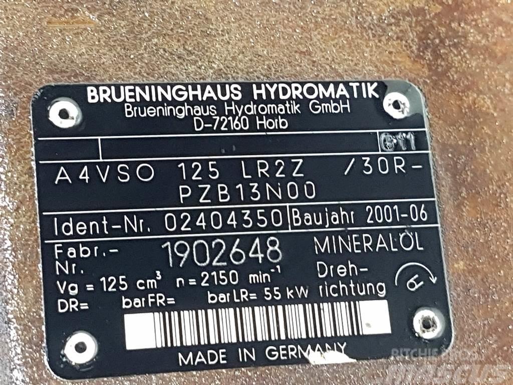 Brueninghaus Hydromatik A4VSO125LR2Z/30R-R902404350-Drive pump/Fahrpumpe Hydraulics