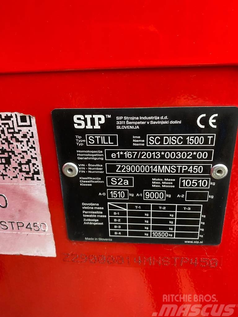 SIP SilverCut Disc 1500 T Mower-conditioners