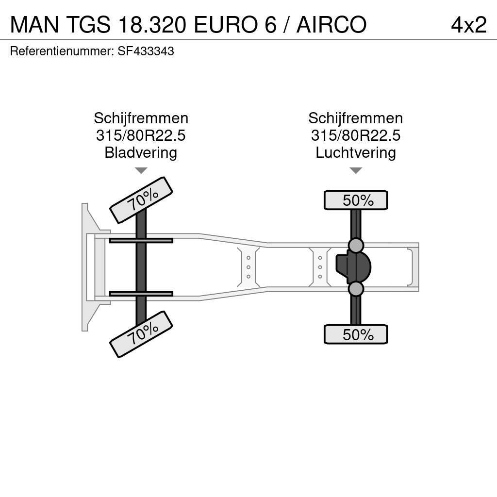 MAN TGS 18.320 EURO 6 / AIRCO Tractor Units
