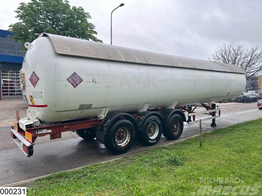 Acerbi Gas 54730 Liter, LPG GPL Butane gas, 1 Comp Tanker semi-trailers