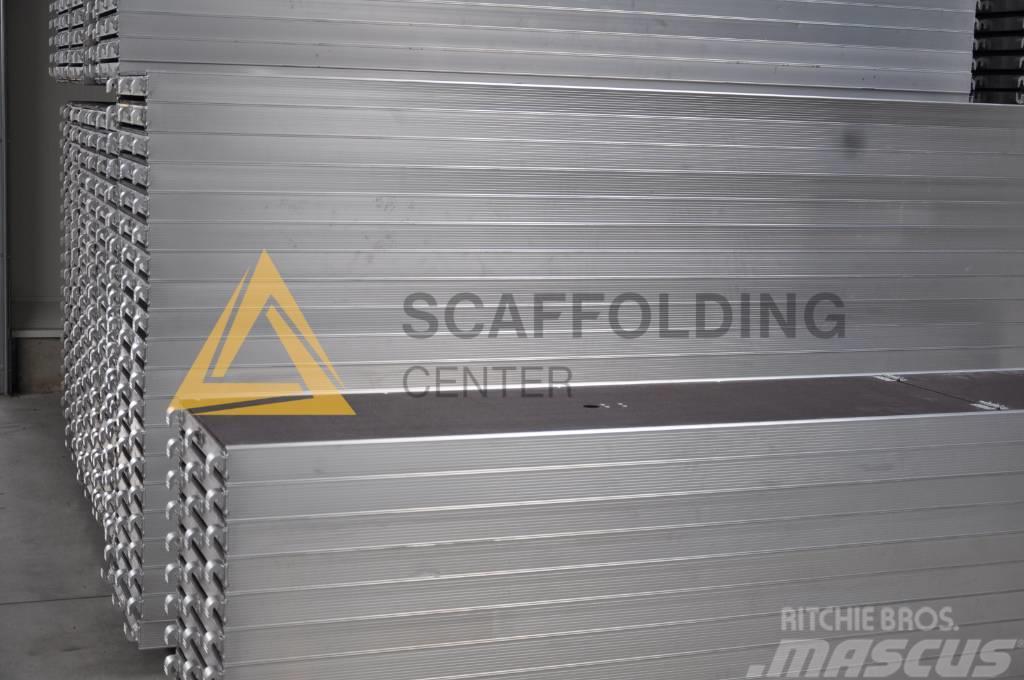  Scaffolding Gerüst échafaudage 250qm ALUMINIUM Neu Scaffolding equipment