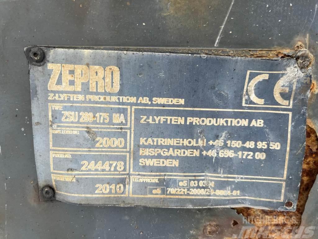  ZEPRO ZSU 200-175MA / 2000 KG. Goods and furniture lifts