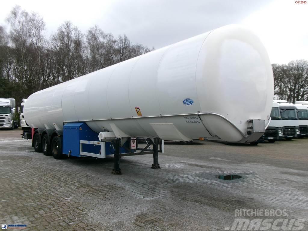 Indox Low-pressure LNG gas tank inox 56.2 m3 / 1 comp Tanker semi-trailers
