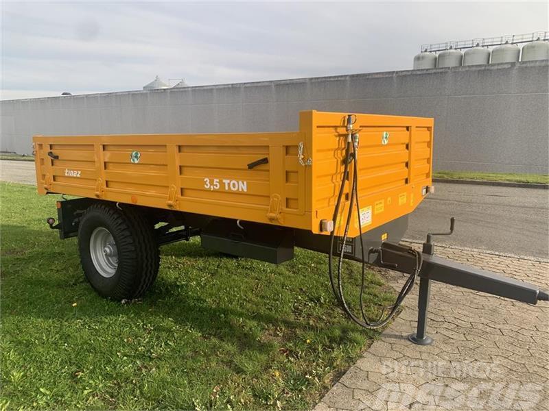 Tinaz 3,5 tons bagtipvogn Gul Tipper trailers