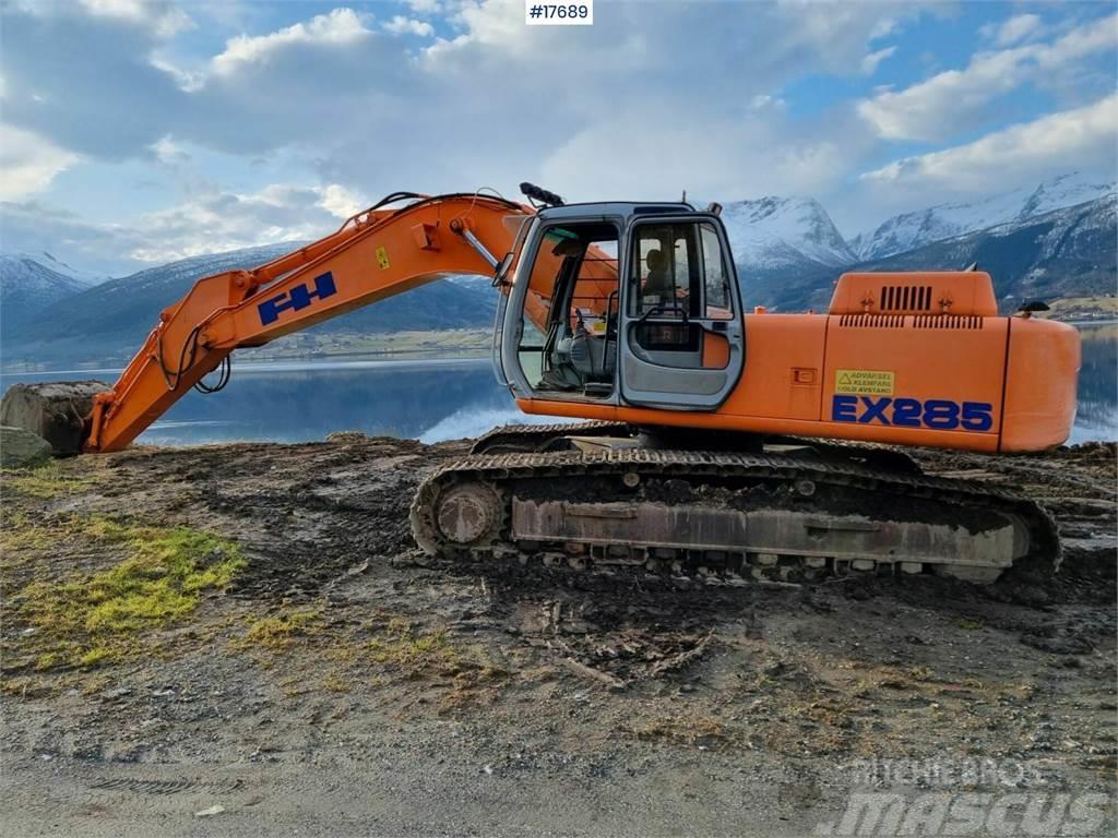 Fiat-Hitachi EX 285 for sale with digging tray Crawler excavators