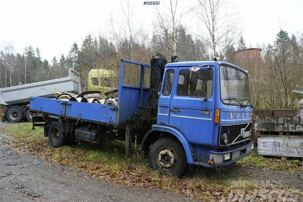 Volvo F610 4x2 Old truck with crane REP.OBJECT Crane trucks