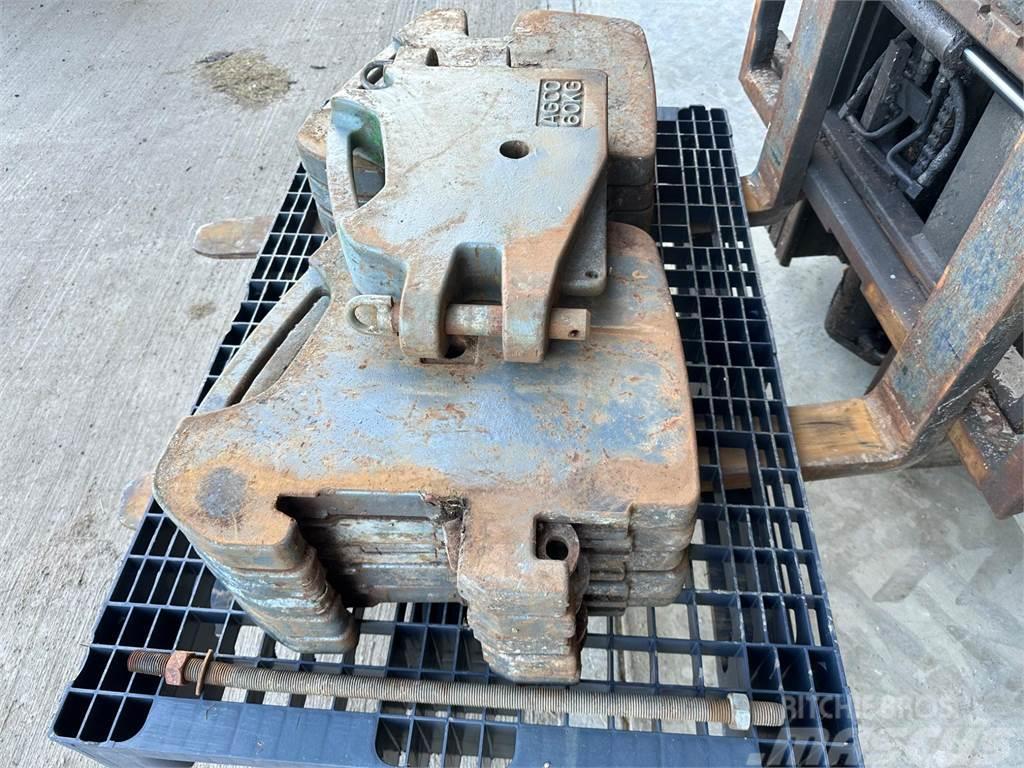 Massey Ferguson Set of front weights with centre tow weight Front weights