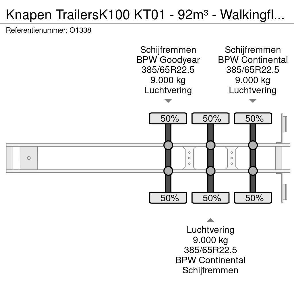 Knapen Trailers K100 KT01 - 92m³ - Walkingfloor - Gegalva Walking floor semi-trailers