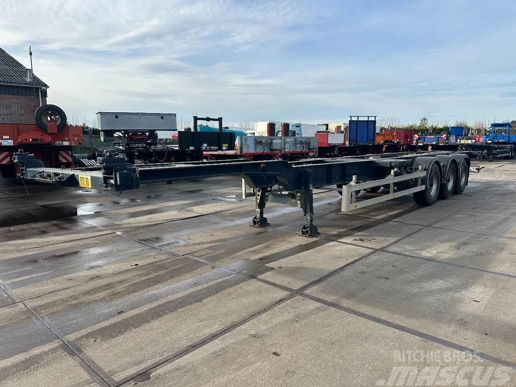 HRD 8X IN STOCK 20-40-45 FT Containerframe semi-trailers