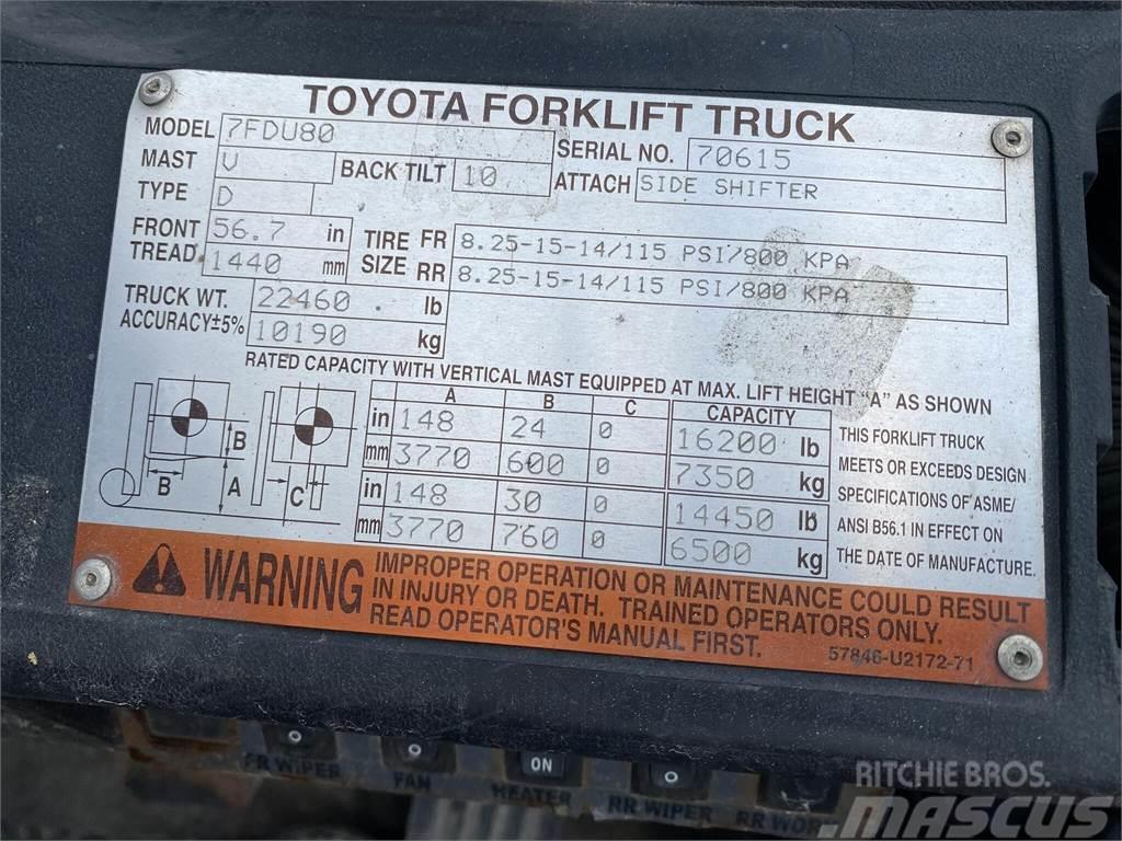 Toyota 7FDU80 Forklift trucks - others