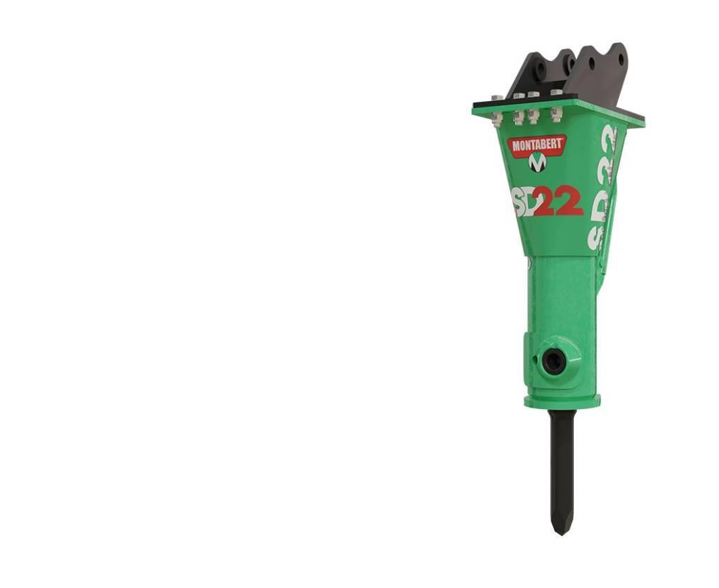 Montabert SD22 Hydraulikhammer für Minibagger 2,2 - 5,3 t Hydraulic pile hammers