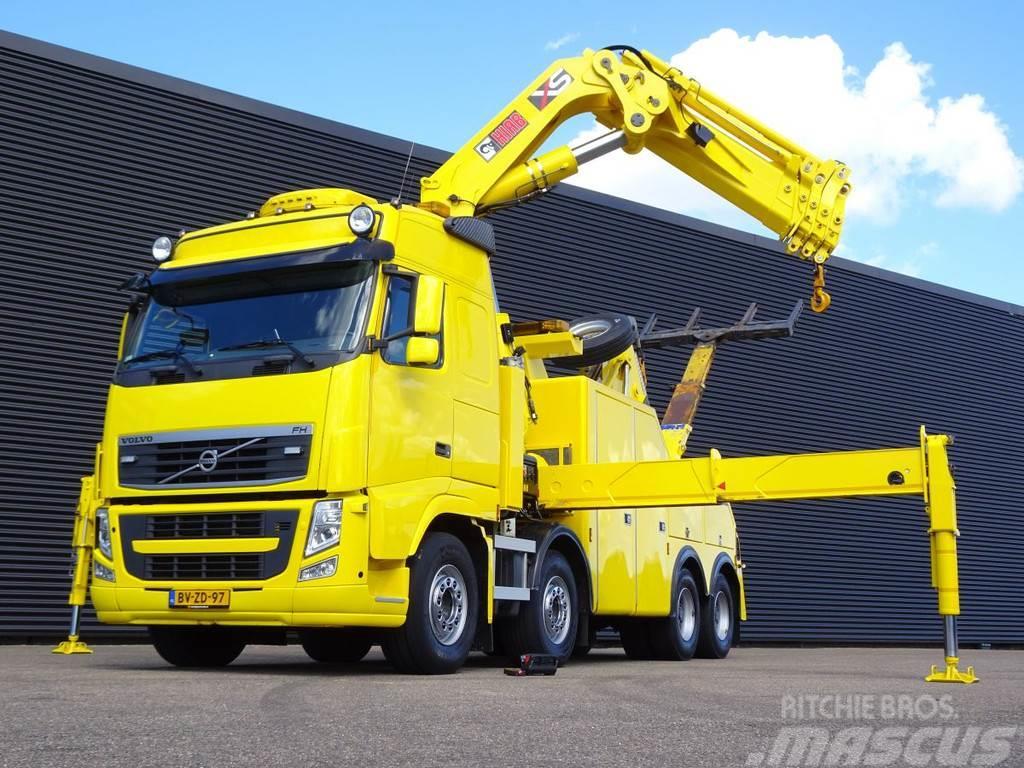 Volvo FH 520 / ABSCHLEPP / RECOVERY / TOWTRUCK / 8x4 / C Crane trucks