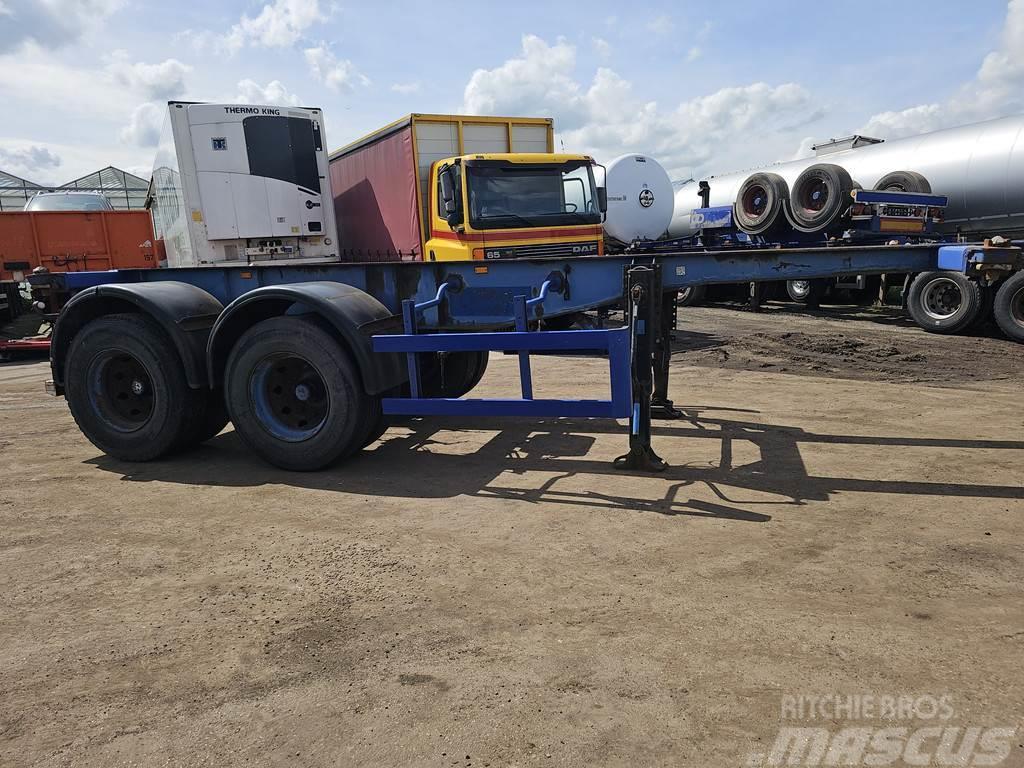 Köhler Elmshorn 20 ft | container chassis | steel springs Containerframe semi-trailers