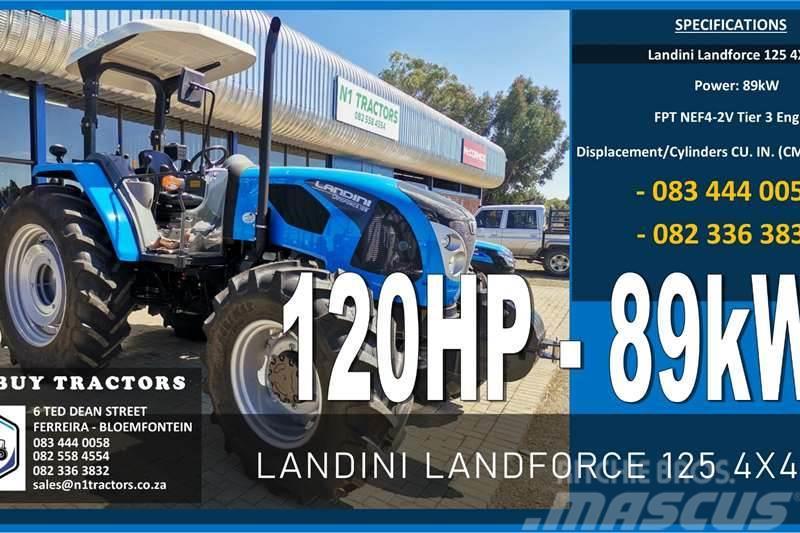 Landini Landforce 125 4WD Tractors