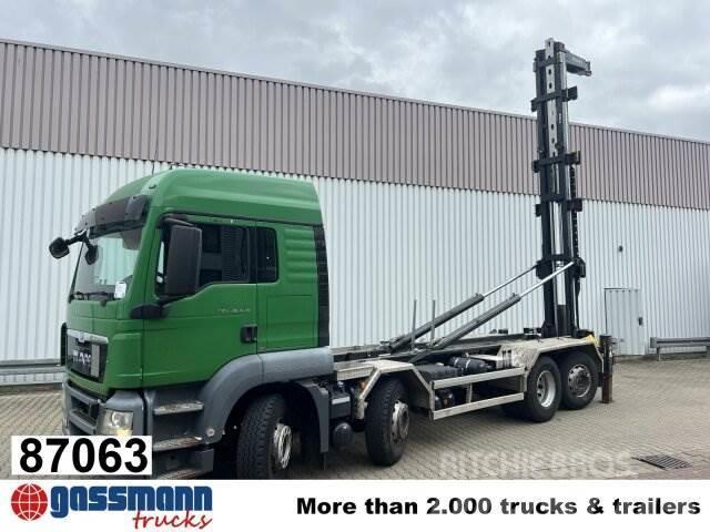 MAN TGS 35.440 8X2-6 BL, Retarder, 3x Lenkachse! Hook lift trucks