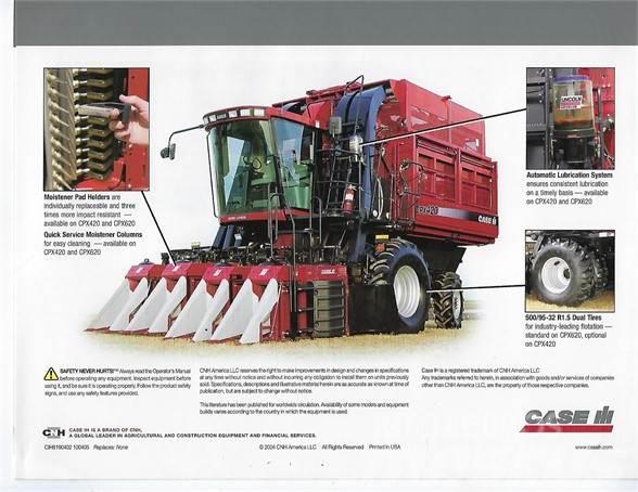 Case IH CPX620 Combine harvesters