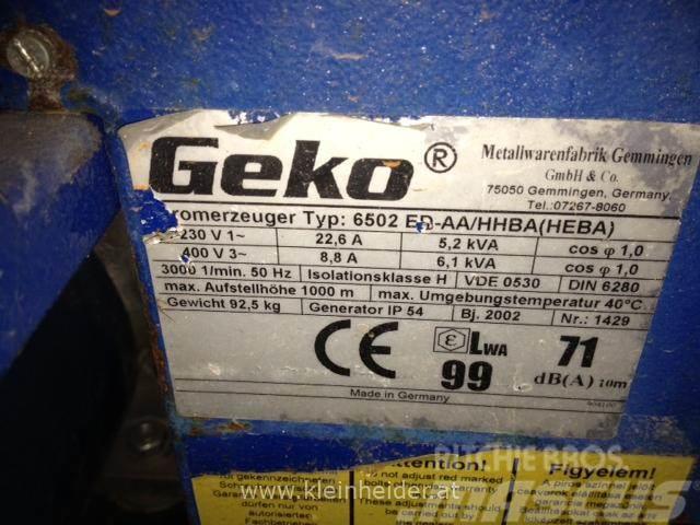  Geko Aggregat 6502 5 kVA Diesel Generators