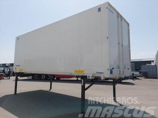 KRONE DRYBOX KOFFER WECHSELBRüCKE, 7,30 METER MEHRERE ST Containerframe trailers