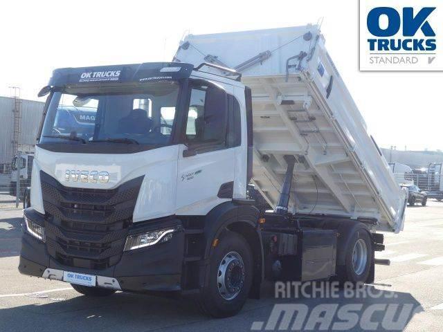 Iveco S-Way AD190S40/P CNG 4x2 Meiller AHK Intarder Tipper trucks