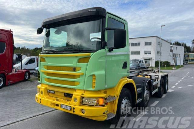 Scania G440 8x4 Trösch Hook lift trucks