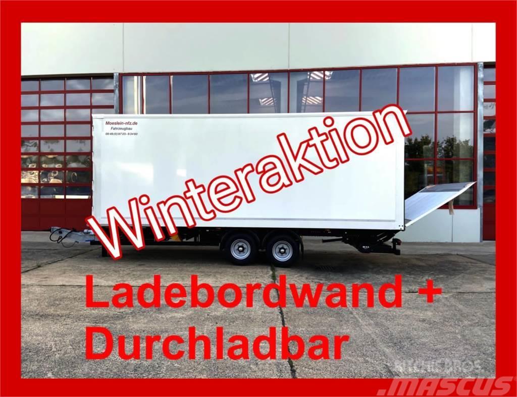 Möslein TKO105 D-L 7 m Tandem Koffer, Ladebordwand 1,5 t  Box body trailers