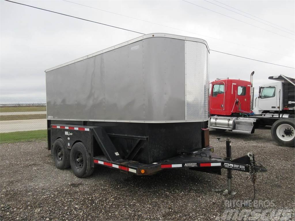 Anderson HGL10614E 14'X6' ENCLOSED DROP DECK TRAILER Box body trailers