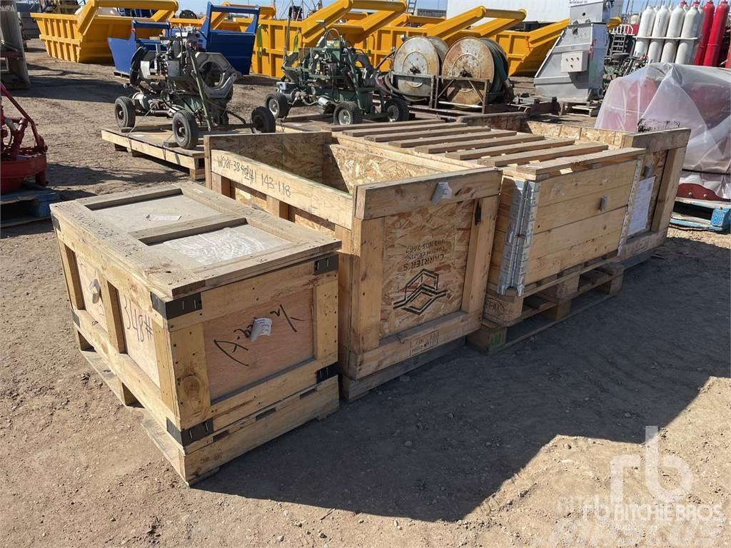  Quantity of (4) Crates of Pit V ... Drilling equipment accessories and spare parts