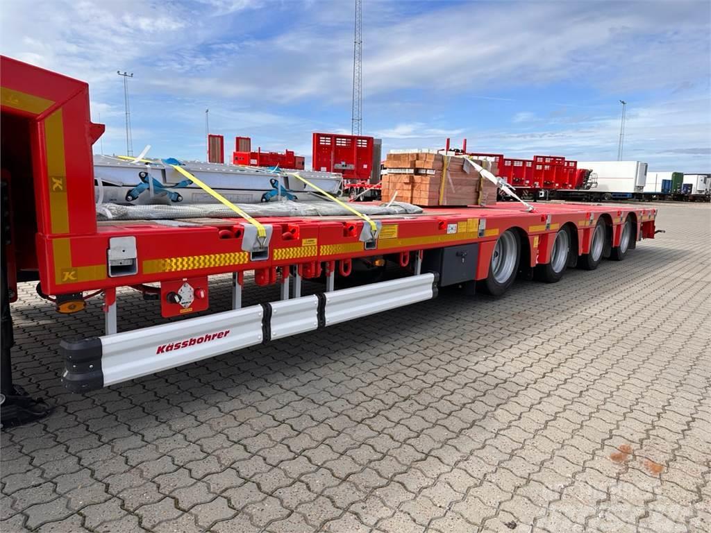 Kässbohrer SLA J4, Udtrækkelig Low loader-semi-trailers