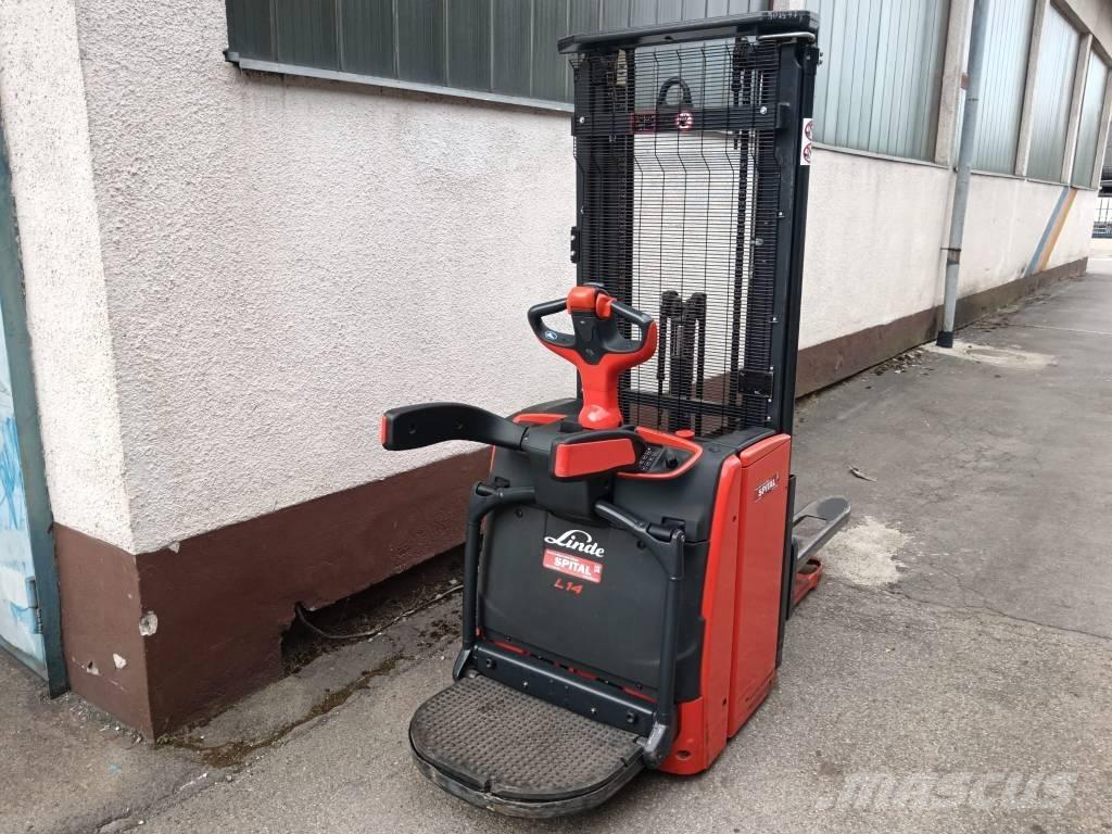 Linde L14AP Gyalogkíséretű targonca