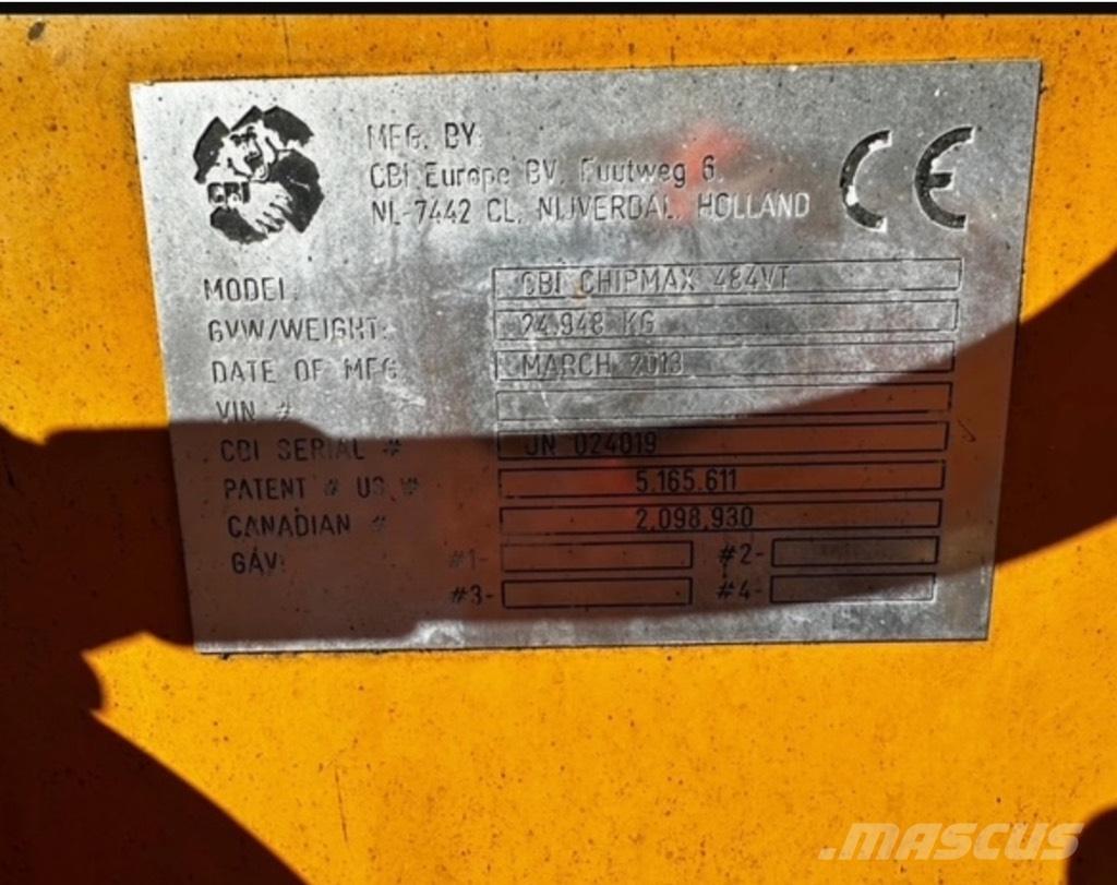 CBI Chipmax 484VT Fa aprítók