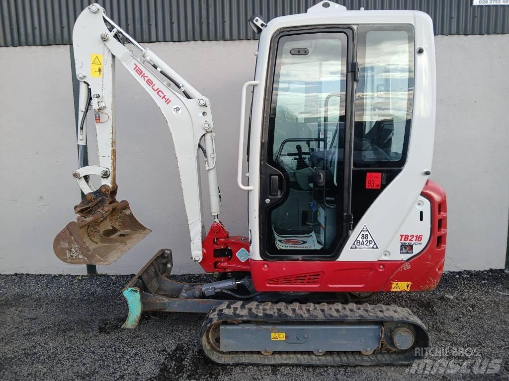 Takeuchi TB 216 Mini kotrók < 7t