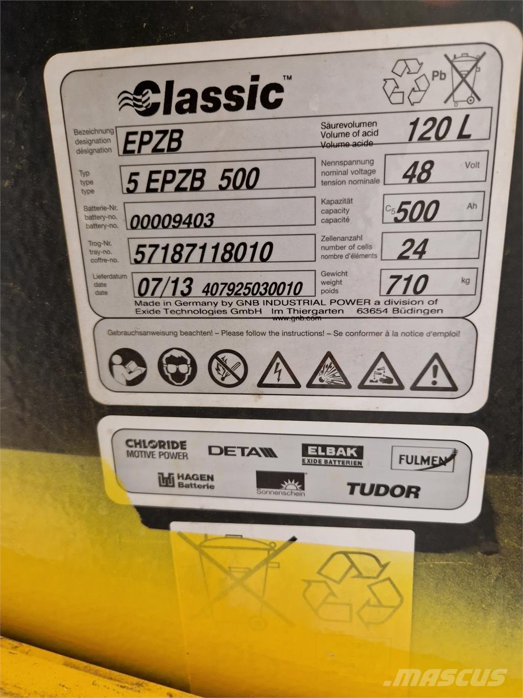 Atlet AS1N1L15T Elektromos targoncák