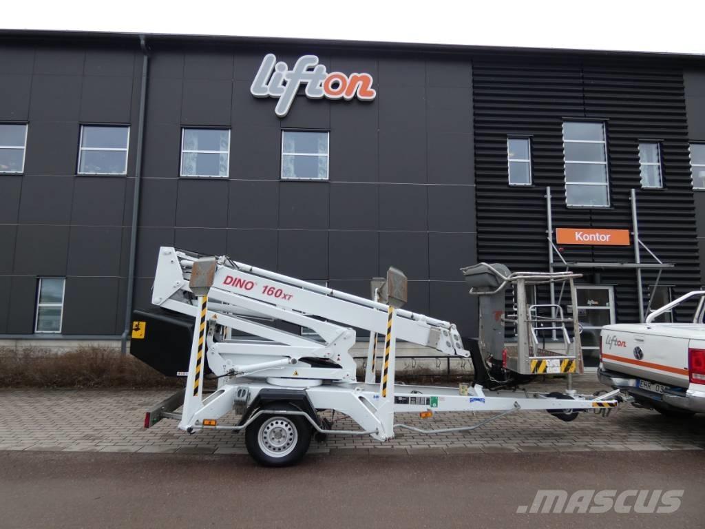 Dino 160 XT Skylift Pótkocsira szerelt emelők és állványok