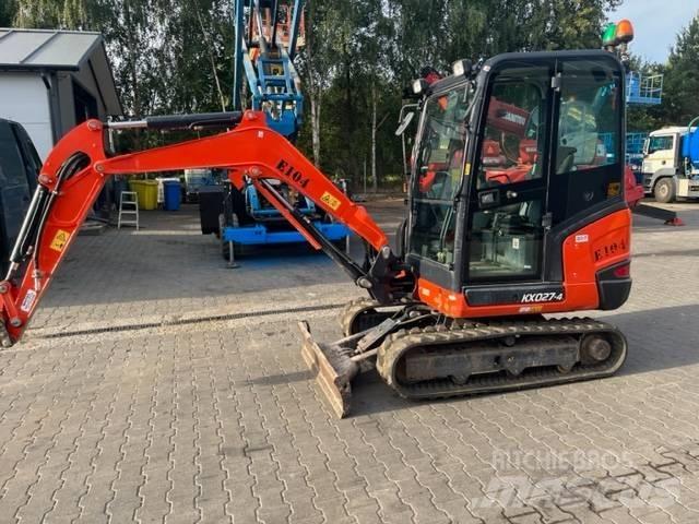 Kubota KX 027 Mini kotrók < 7t
